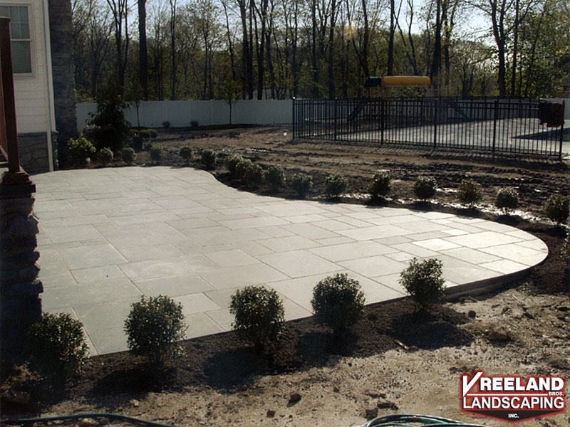 Oak Ridge, NJ, Blue stone walkway and patio 